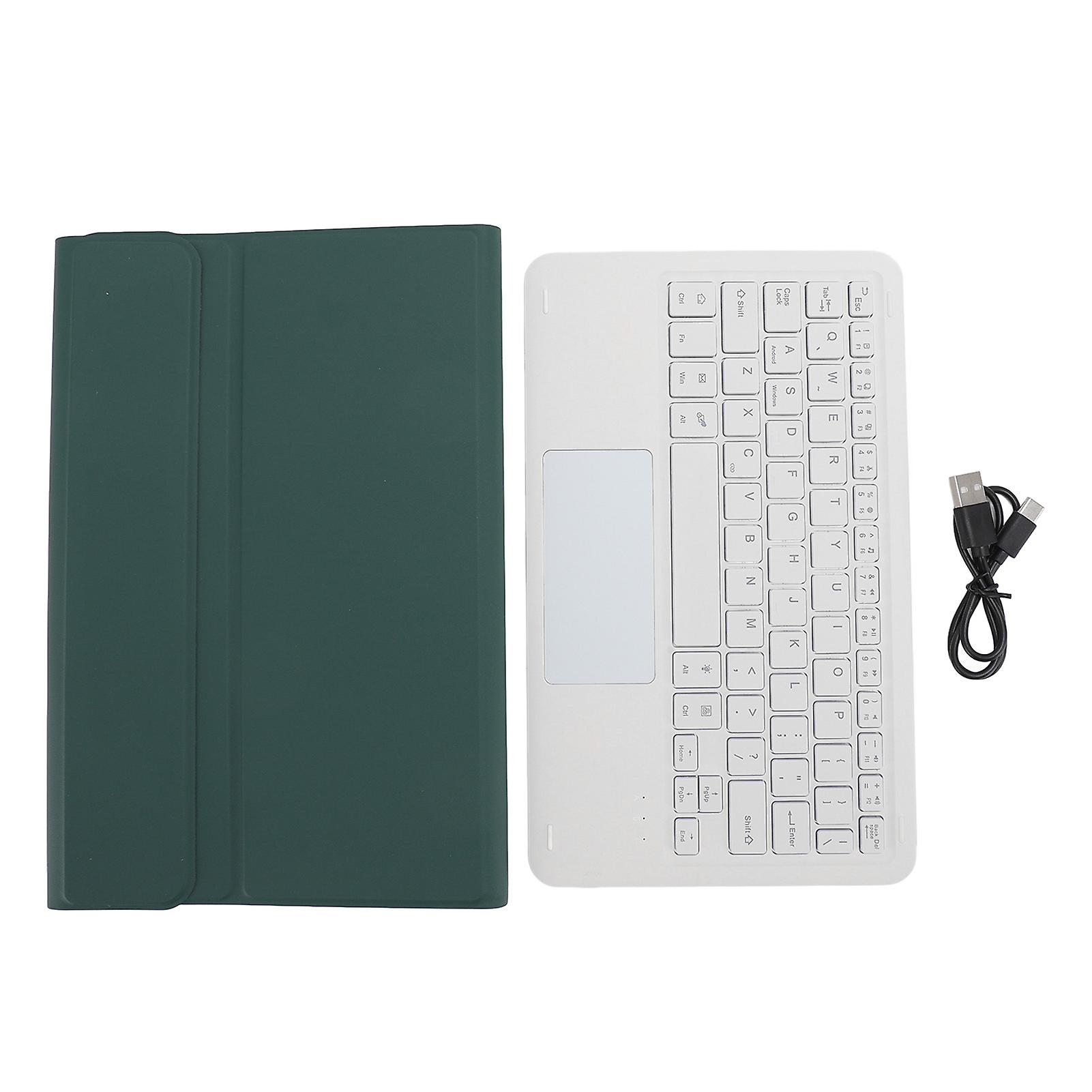 2024 Keyboard Case for Xiaomi for Mi Pad 6 6 Pro 11 Inch 2023 PU Stand Cover With Magnetic Removable Wireless Bluetooth Keyboard Dark Green