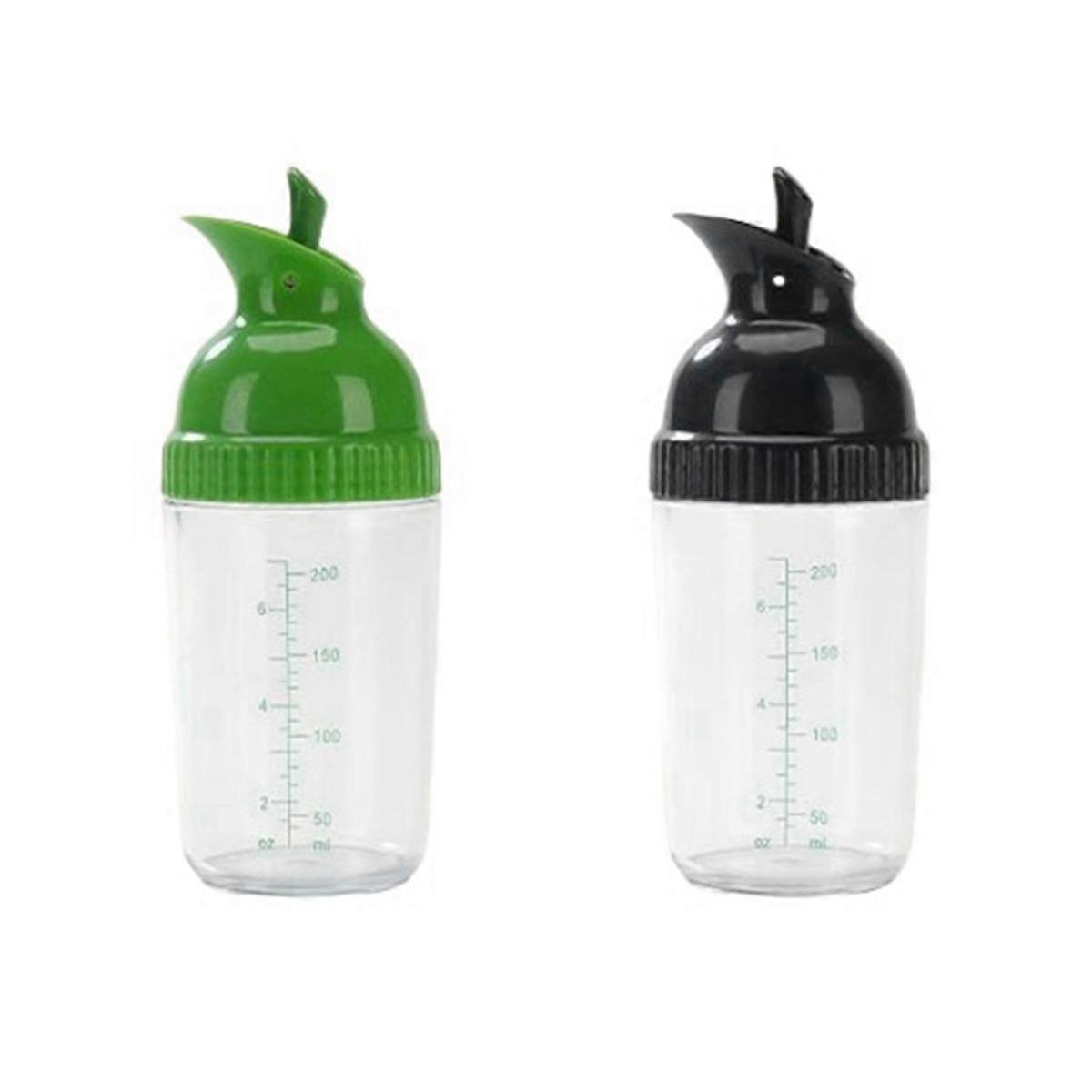Salad Dressing Container, Salad Dressing Bottles Salad Dressing Shaker Prevent Leakage Salad Dressing Jar with Lid C