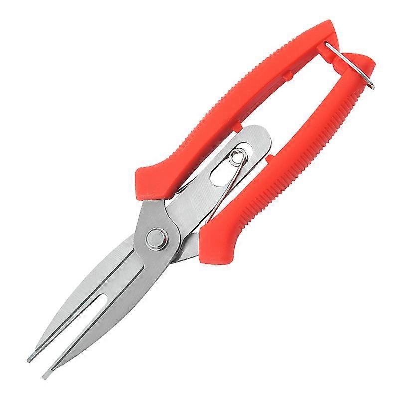 Pruning Shears Double Edged Garden Fruit Shears with Multi-Purpose Pruning Tools No