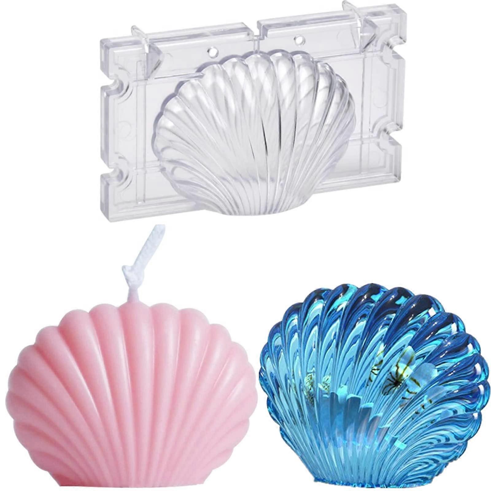 Candle Making Mold Plastic Seashell Scallop Mold Aromatherapy