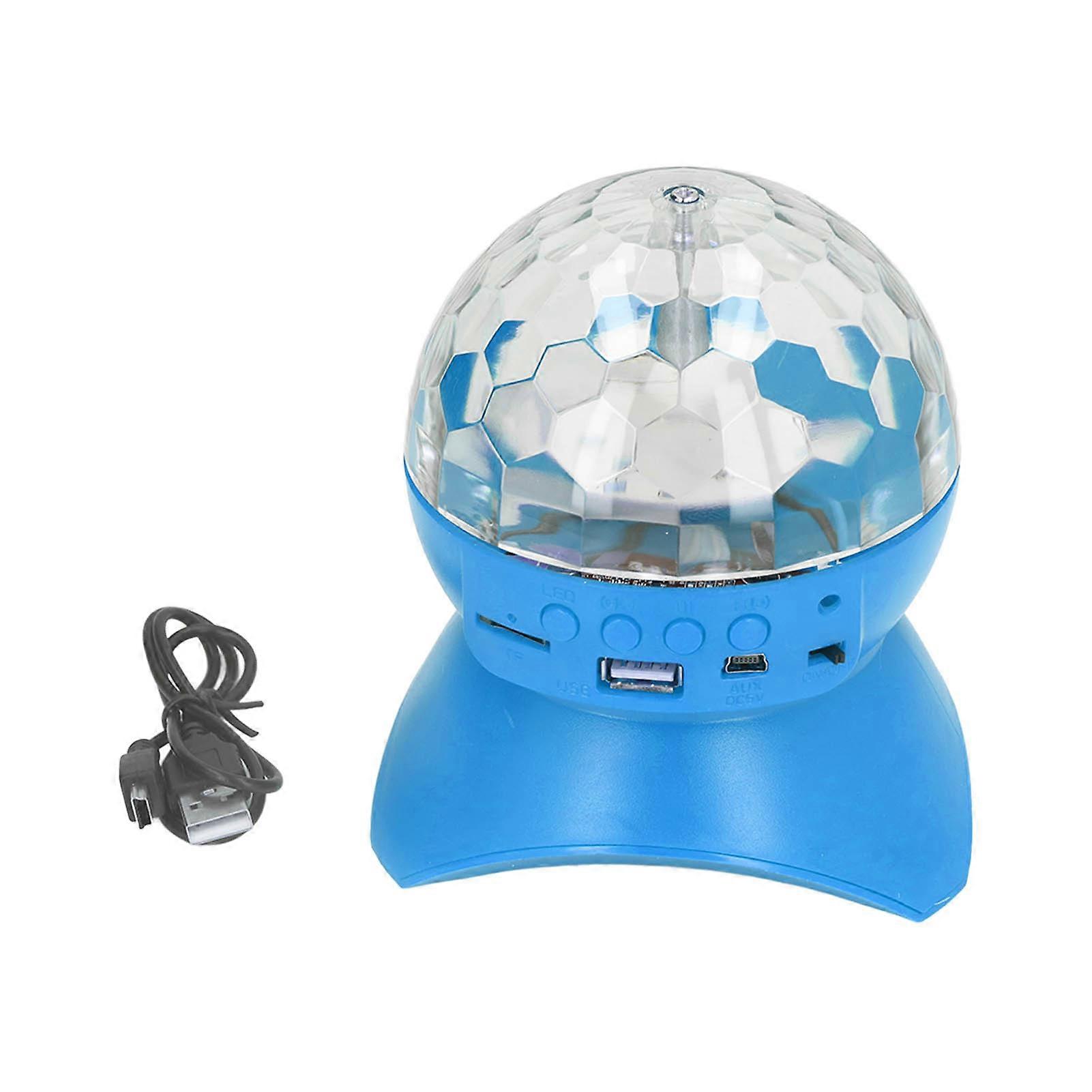 Bluetooth Speaker with Disco Ball and RGB Lights for Music & Stage
