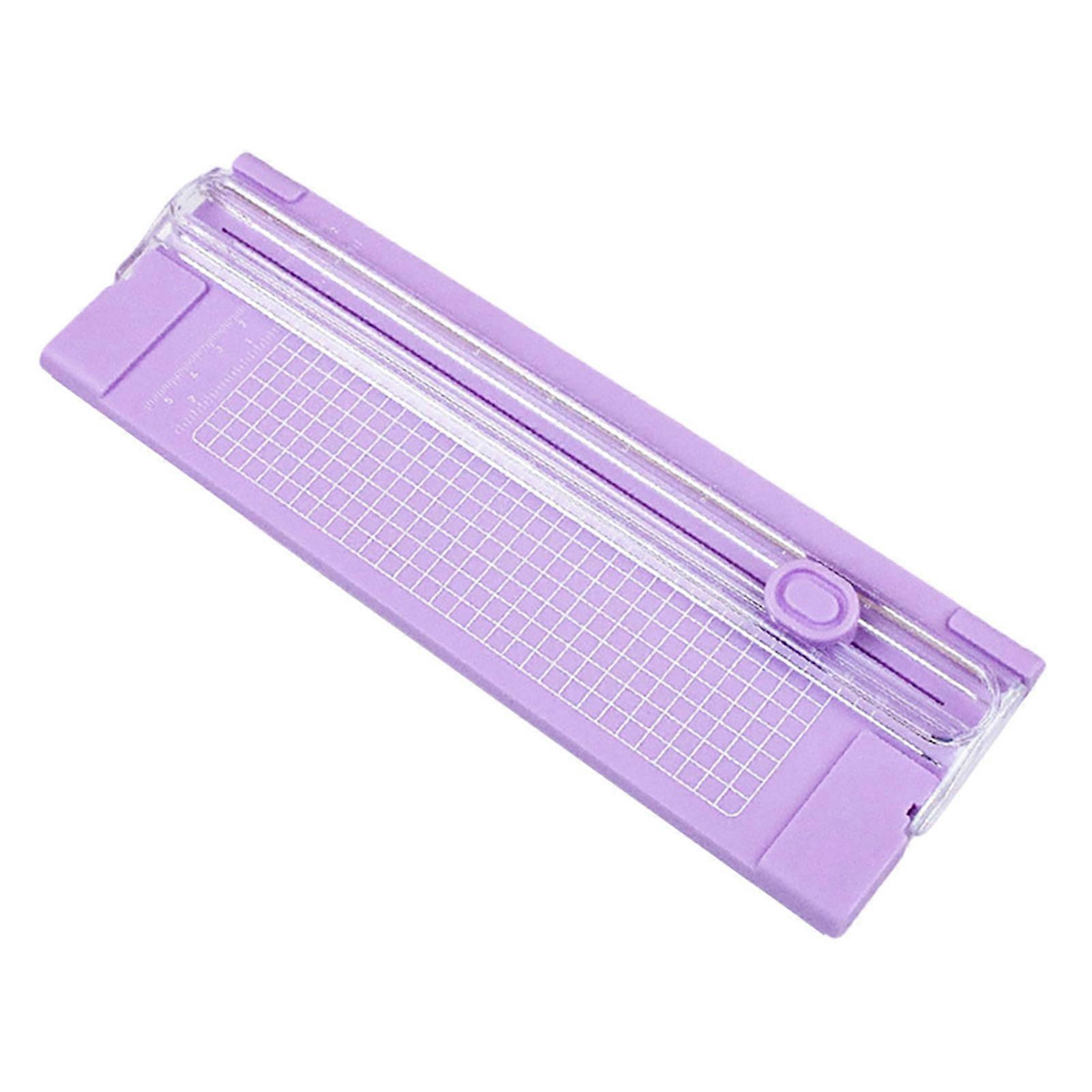 Paper Trimmer with Precise Graduation Portable Accurate A4 Two-way Cutting Scrapbook Trimmer Easy Blade Replacement