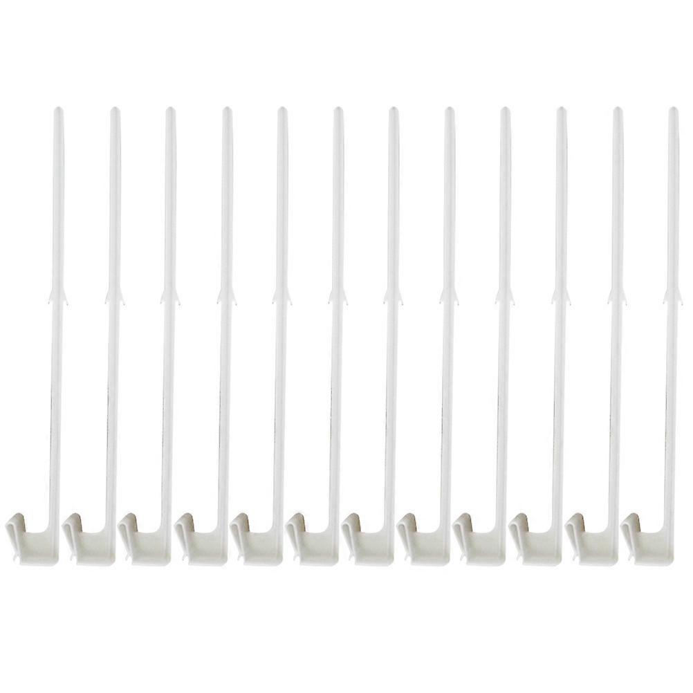 12Pcs Car Window Flagpoles Festival Flag Holder Vehicle Window Flag Racks Without Flag