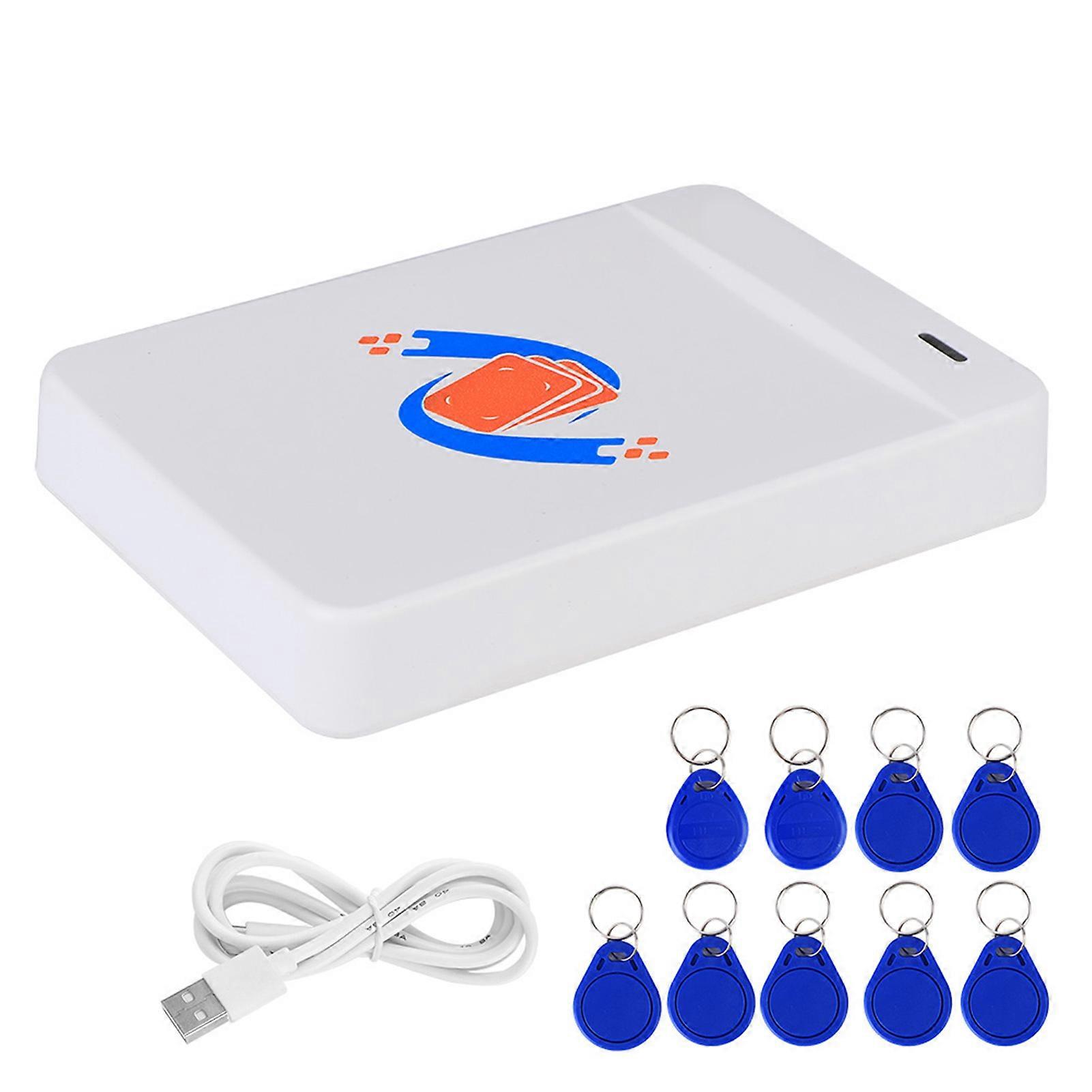 NFC Card Copier 125KHZ 13.56MHZ ID IC Card Reader Writer Encrypted Decoding TypeC Interface