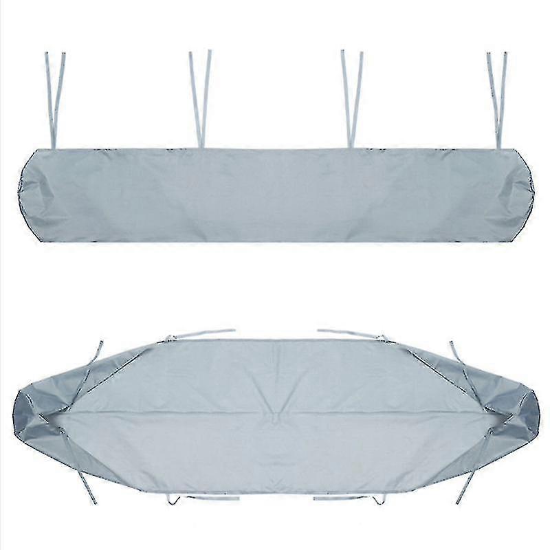 Outdoor Patio Awning Waterproof Cover Telescopic Roller Shutter Waterproof Cover Dust Protection Cover Grey 3m