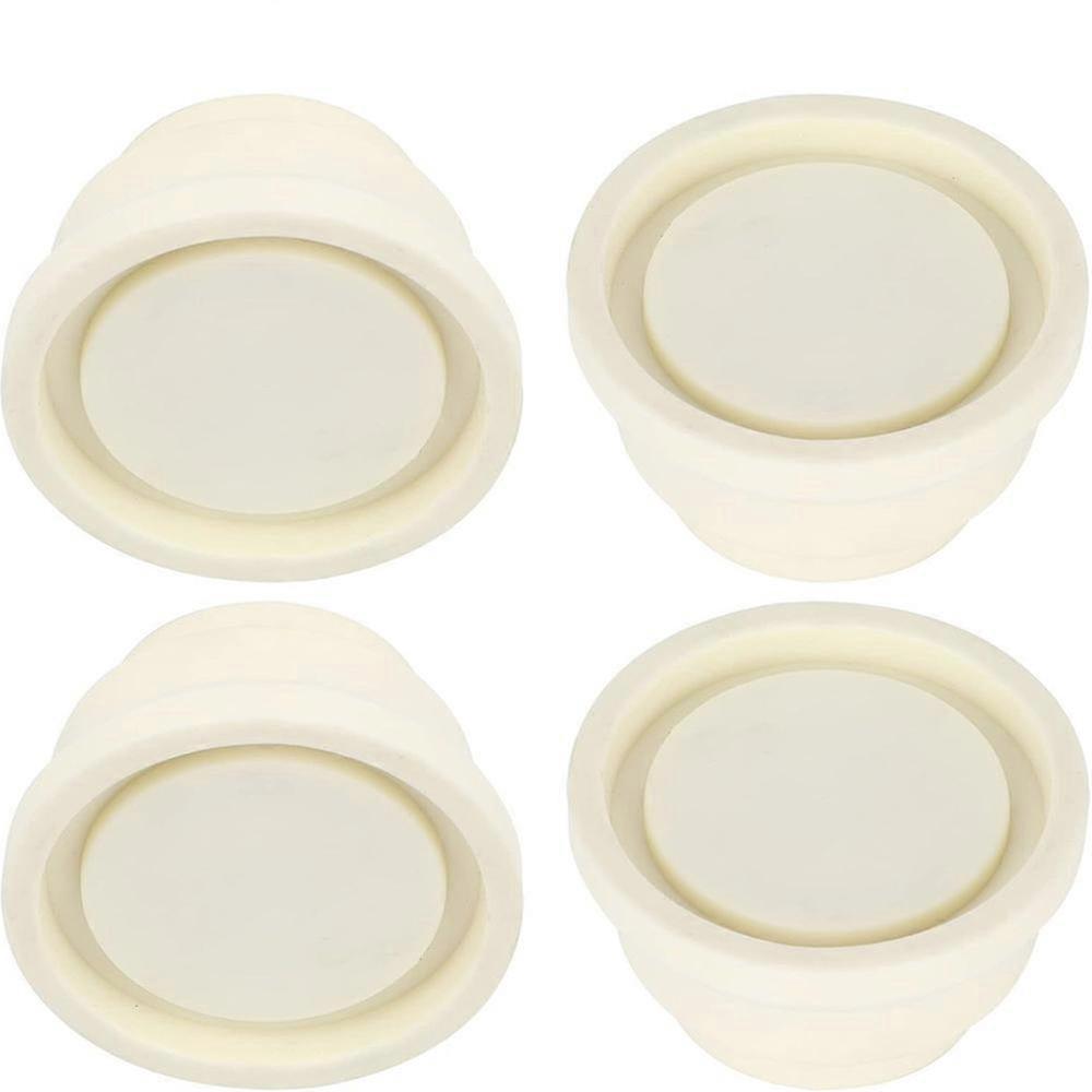 2 Pcs Pool Ladder Bumpers, Swimming Pool Ladder White Rubber Ladder Bumpers Swimming Pool Ladder Tubing Swimming Pool Accessory Pool Ladder Rubber End