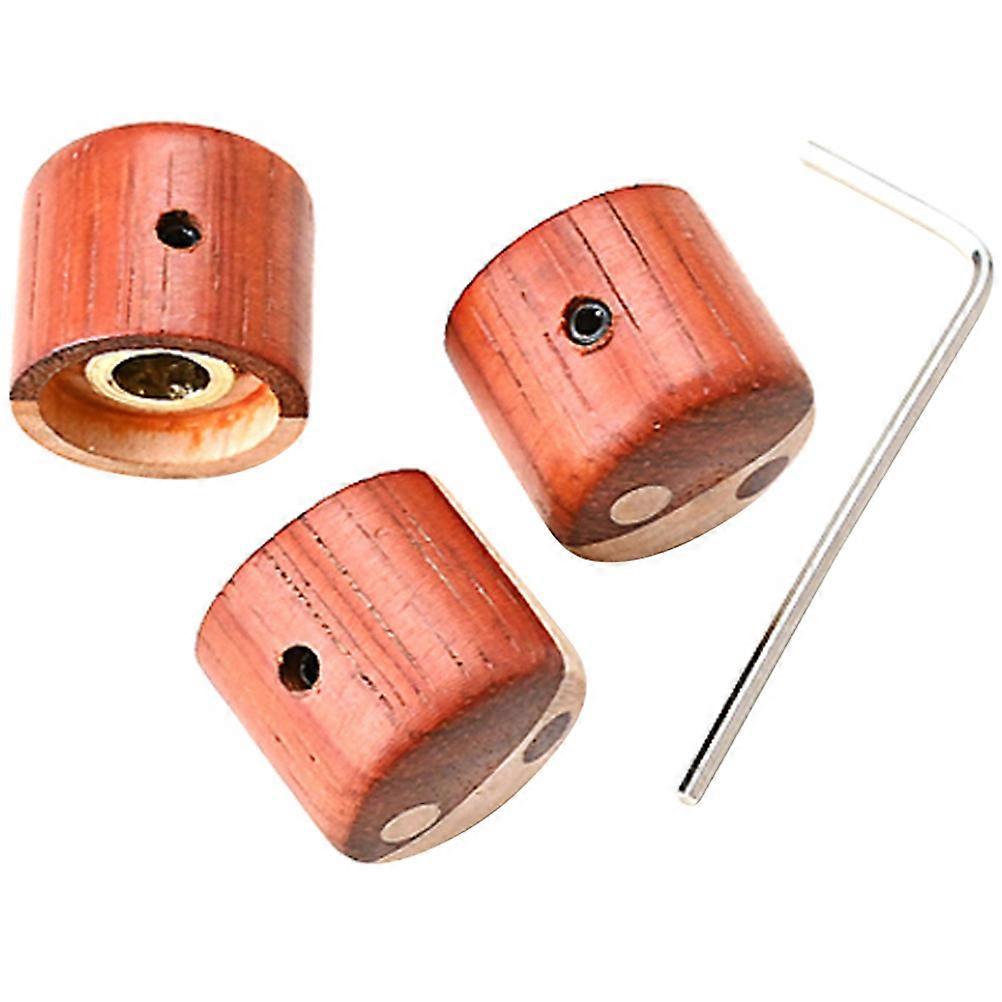 3pcs Wood Guitar Knob Remplacement Tone Control Knobs Electric Guitar Accessoires
