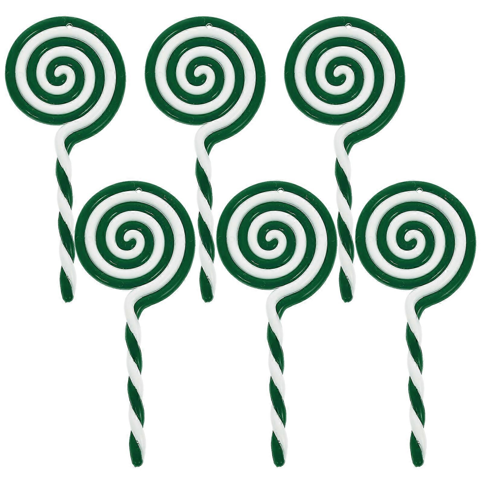 6pcs Simulation Lollipop Display Lollipops Models Studio Photography Lollipop Models