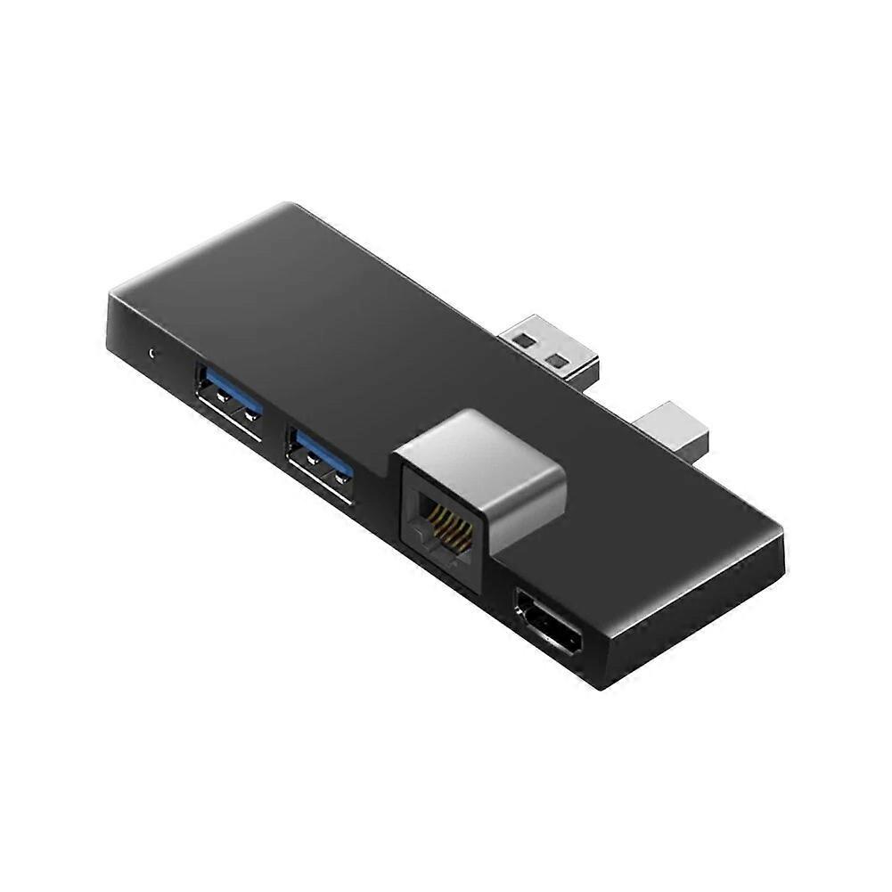 For Microsoft Surface Pro 4 5 6 Docking Station Hub with 4K HDMI Compatible TF Card Reader Gigabit Ethernet 2 USB 3.1 Gen 1 Port