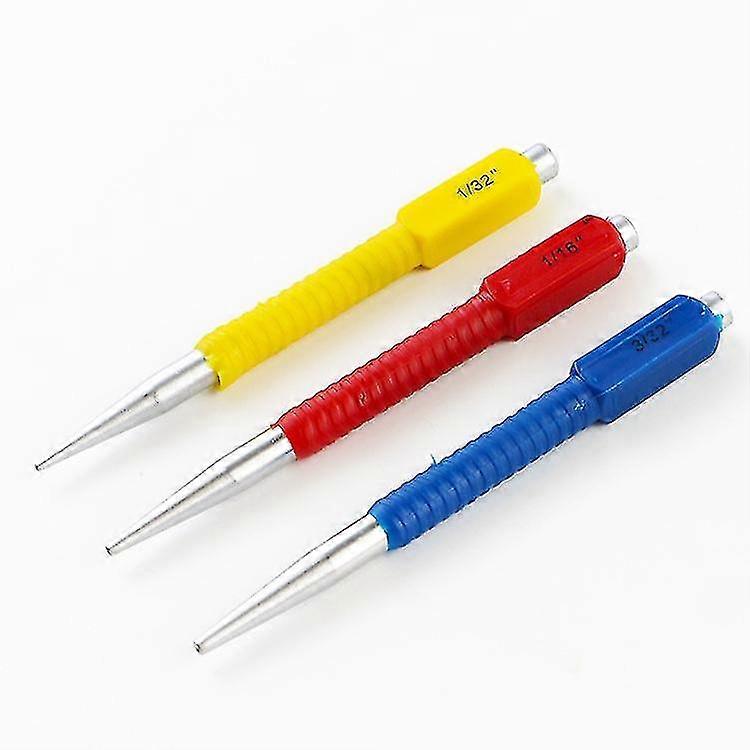 Punch Of 3 Nails Metal Nails Dot Marking Color Code Set Of 0.8/1.6/2.4mm Jiujiuso