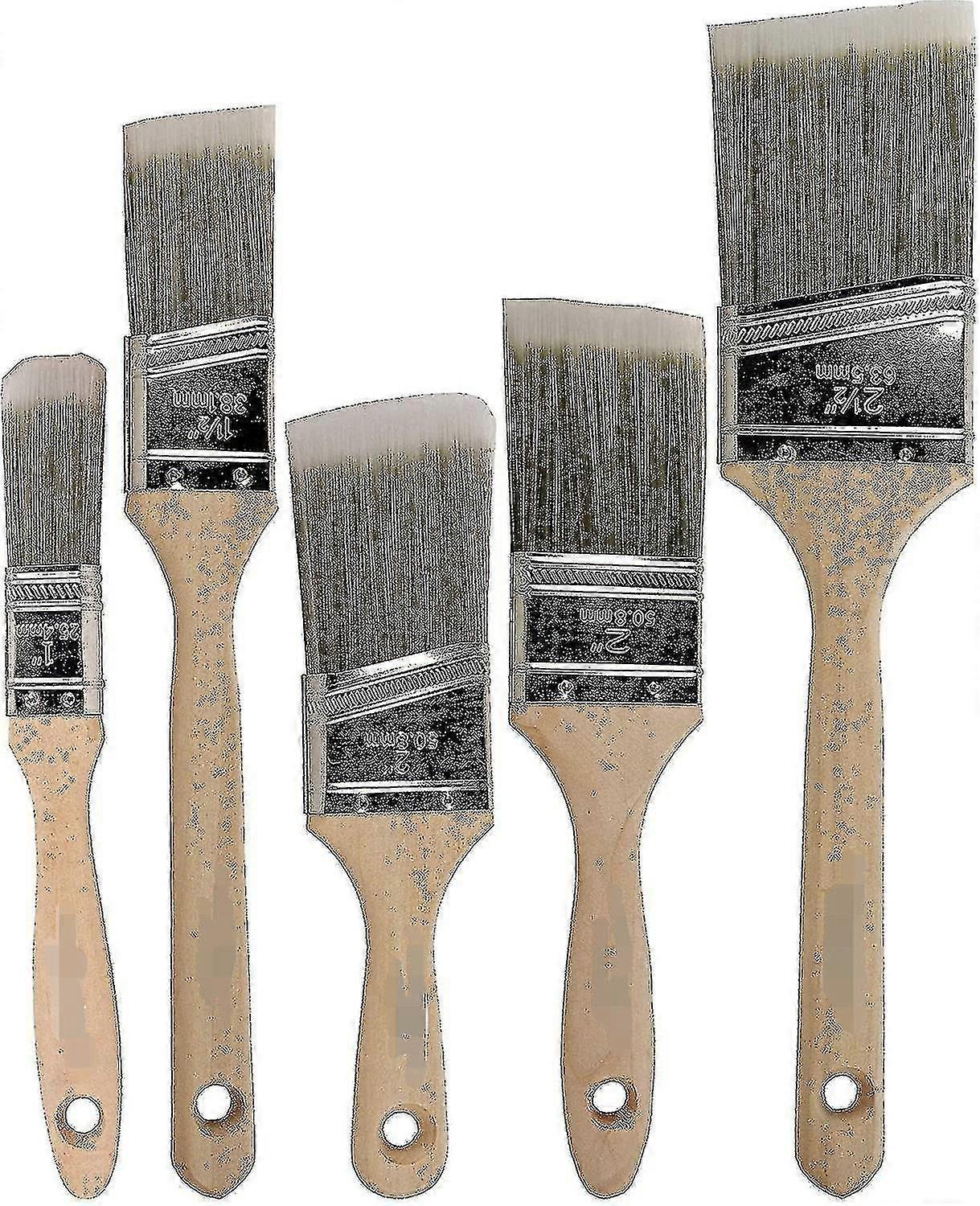 Paint Brushes 5 Pack Variety Angle Paint Brushes