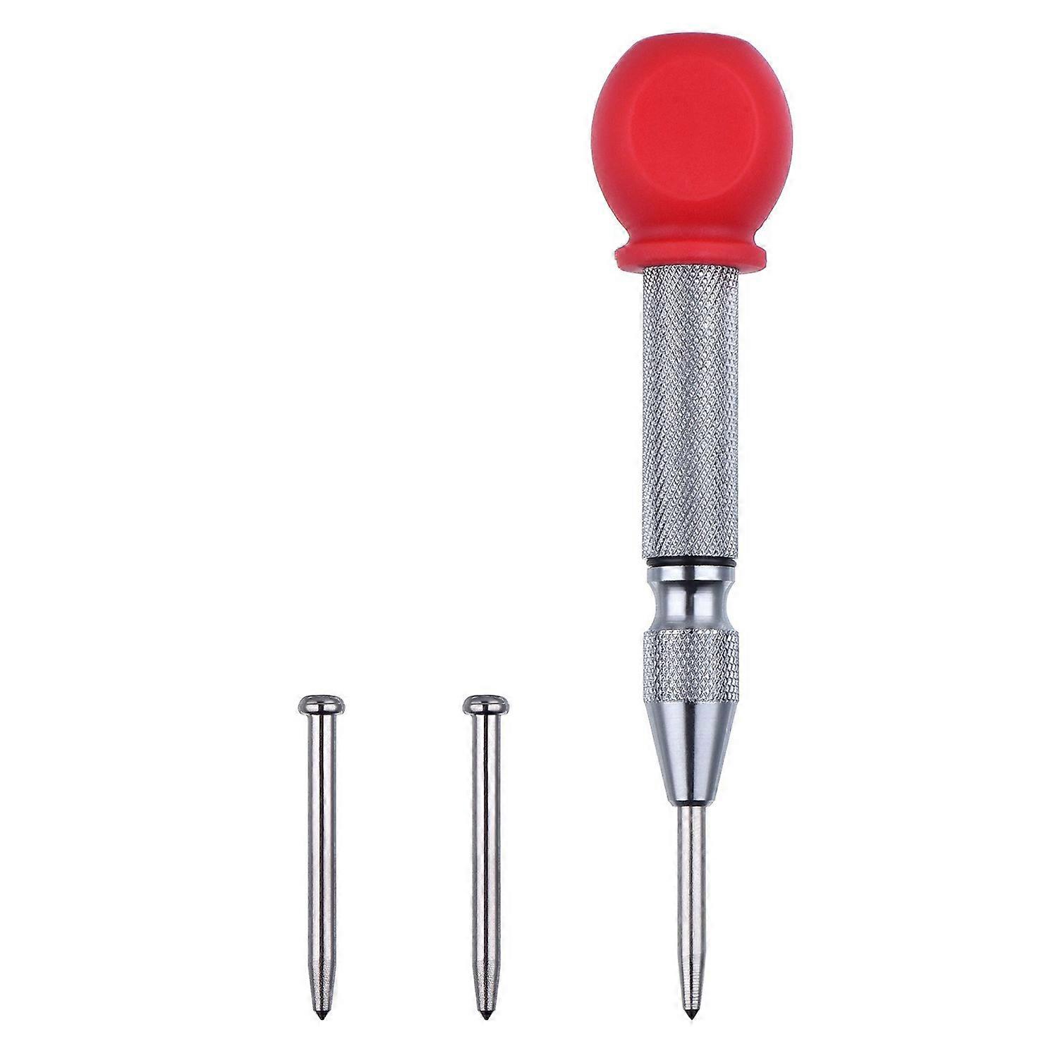 5 Inch Automatic Center Hole Punch Marker Scriber Window Puncher Breaker Tool with Cushion Cap and