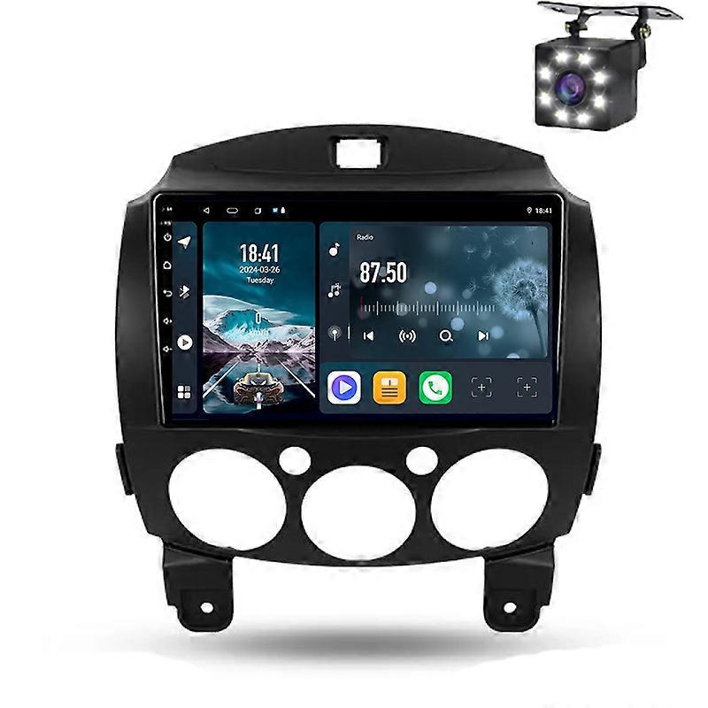 Car Radio Multimedia For Mazda 2 DE 2007 - 2014 Video Carplay Navigation GPS
