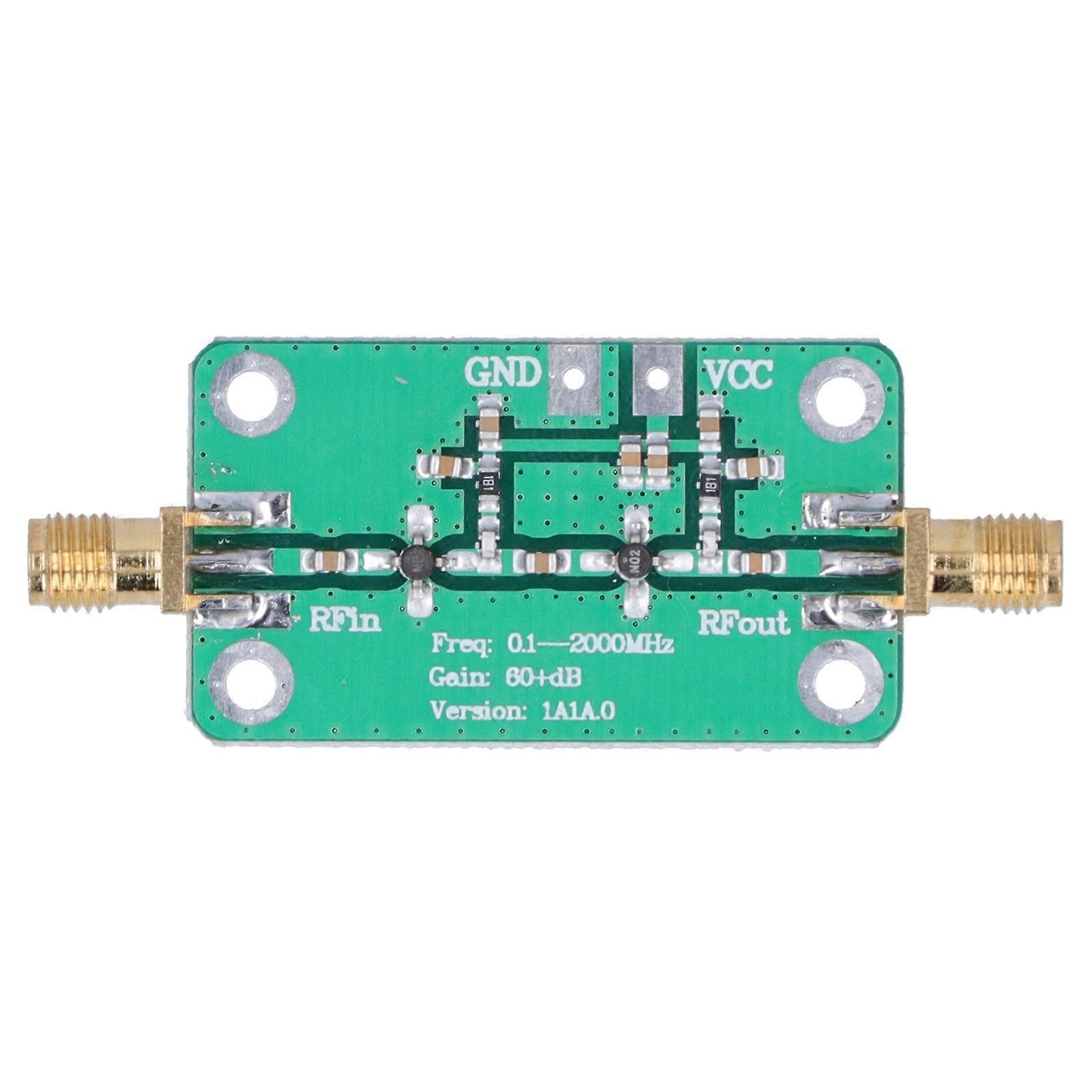 For Low Noise Amplifier Module LNA RF Power Wideband 0.1?2000MHz 64dB Gain Electronic Components