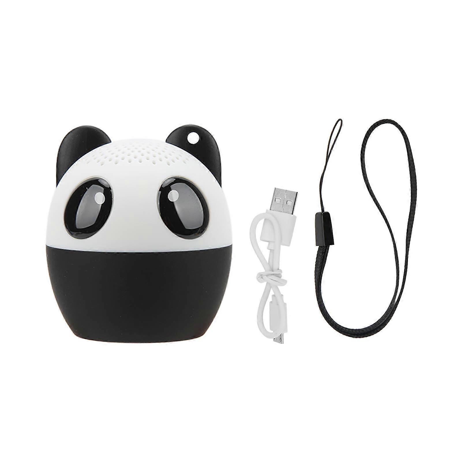 Pet Mini Bluetooth Speaker Cute Animal Wireless Loudspeaker with Selfie Function for KidsPanda