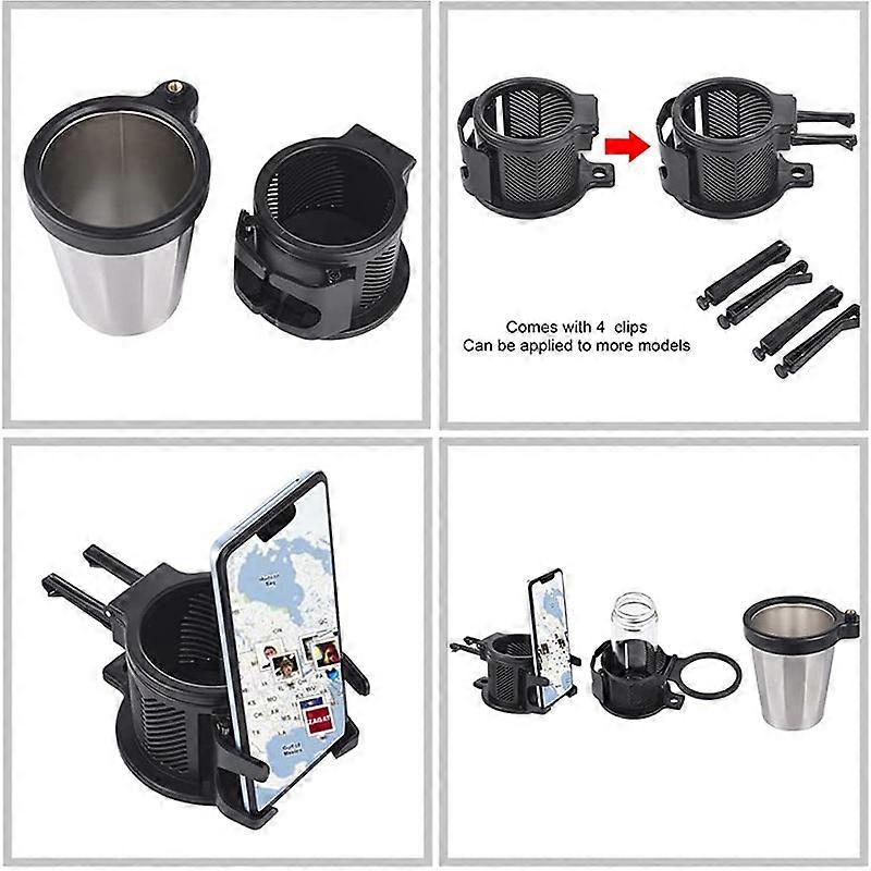 Multifunctional Vehicle-Mounted Cup Holder Foldable Saving Space Mobile Phone Bracket Easy