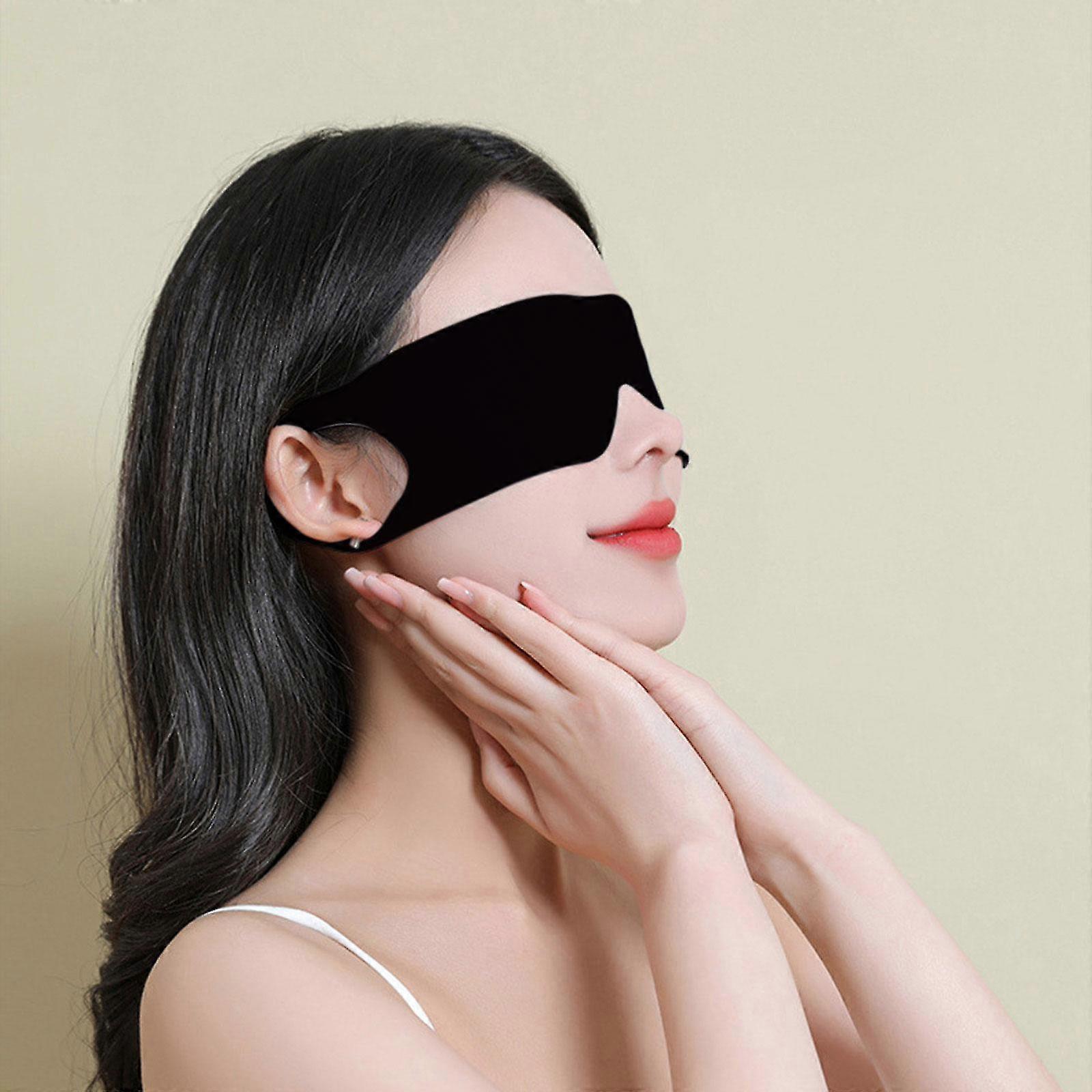 Sleep Mask Lightweight Blocking Light with Flexible Elastic Ear Hanging Eyeshade Blindfold for Work Sleeping Trips Relax Yoga