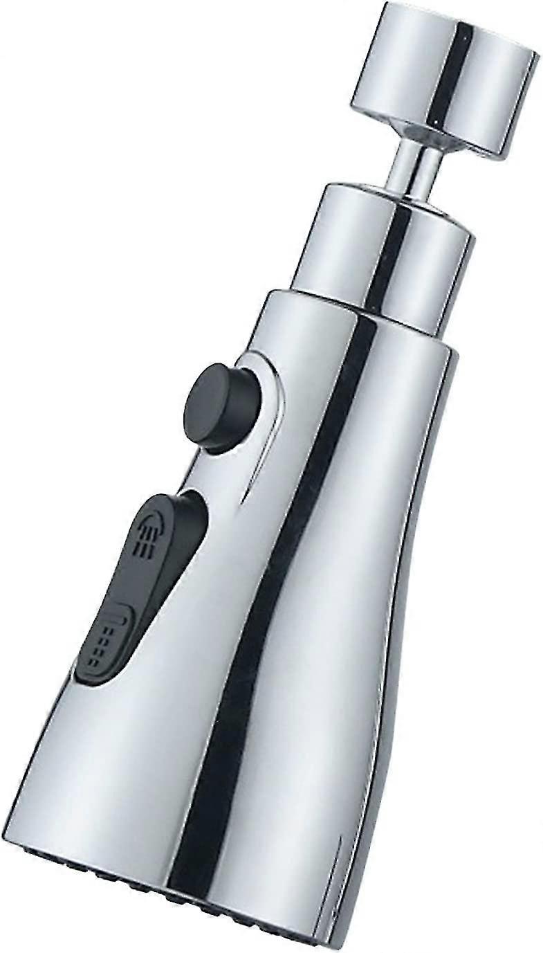 Andoer Kitchen Tap Spray Head 3 Functions Spray Head 360swivel Faucet Spayer Head G1/2 Water-saving Sink Aerator For Kitchen Faucet Replacement Spray