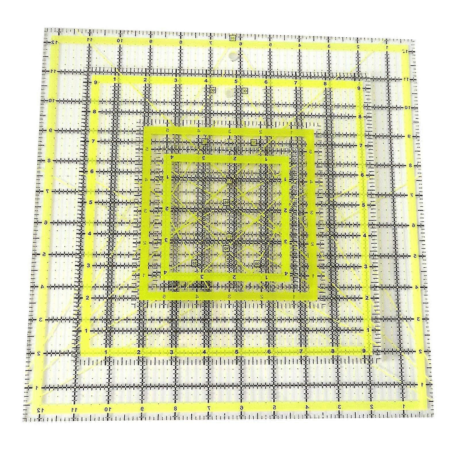 Diy Sewing Quilting Tool Square Patchwork Ruler Sewing Ruler Cutting Ruler