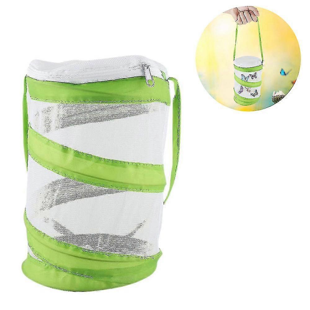 Butterfly Habitat Insect Cage Round Pop Up Mesh Net Tall With Windows