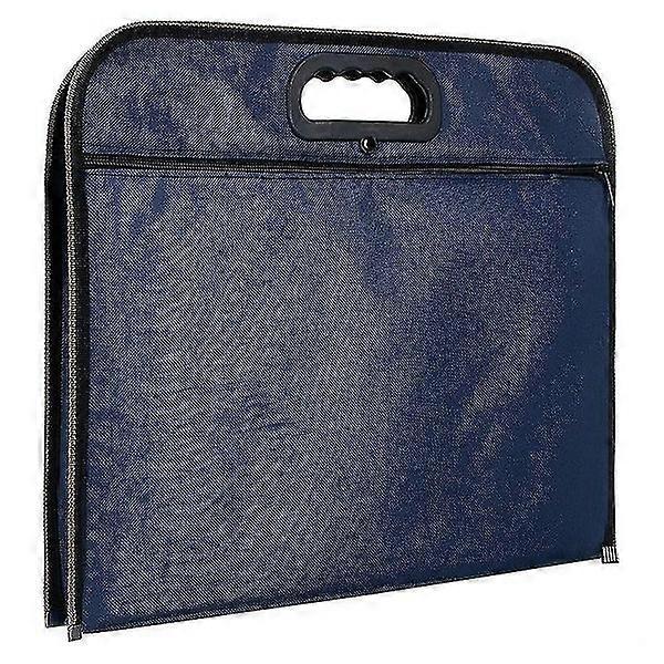 Expanding File Folder with Portable Handle Document Organizer Briefcase Business
