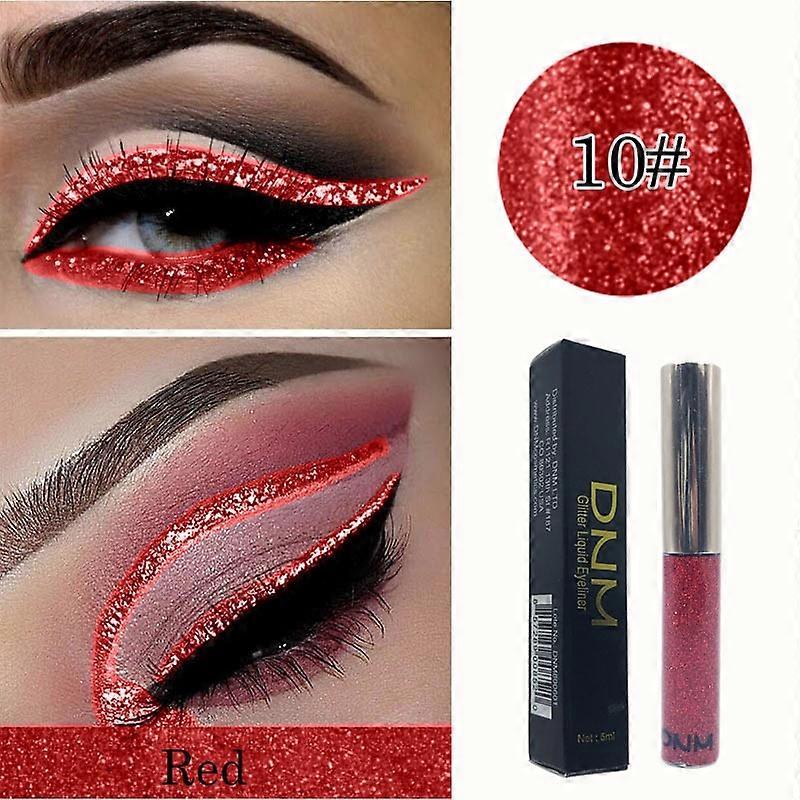 16 Colors Liquid Eyeliner Long-lasting Waterproof Pearl Gloss Shiny Metallic