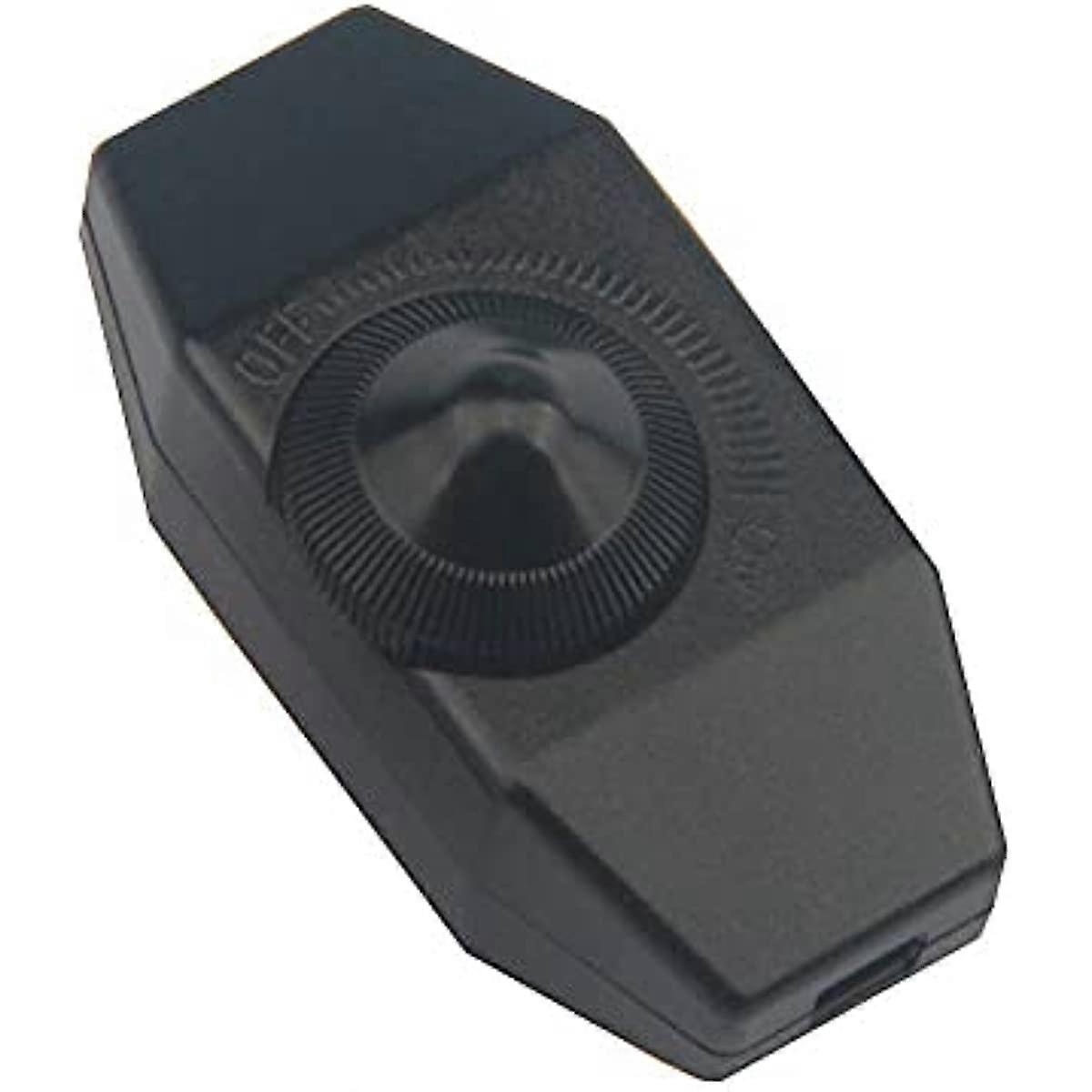 Inline Dimmer Switch 220-240V Knob Dimmer Switch Lights Switch for Lamps Lights (Black)