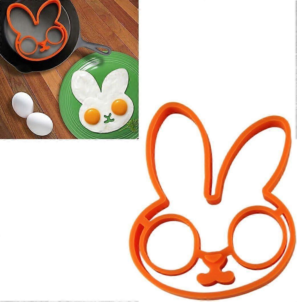 Silicone Egg Mold Ring, Cute Rabbit Shaped Egg Ring