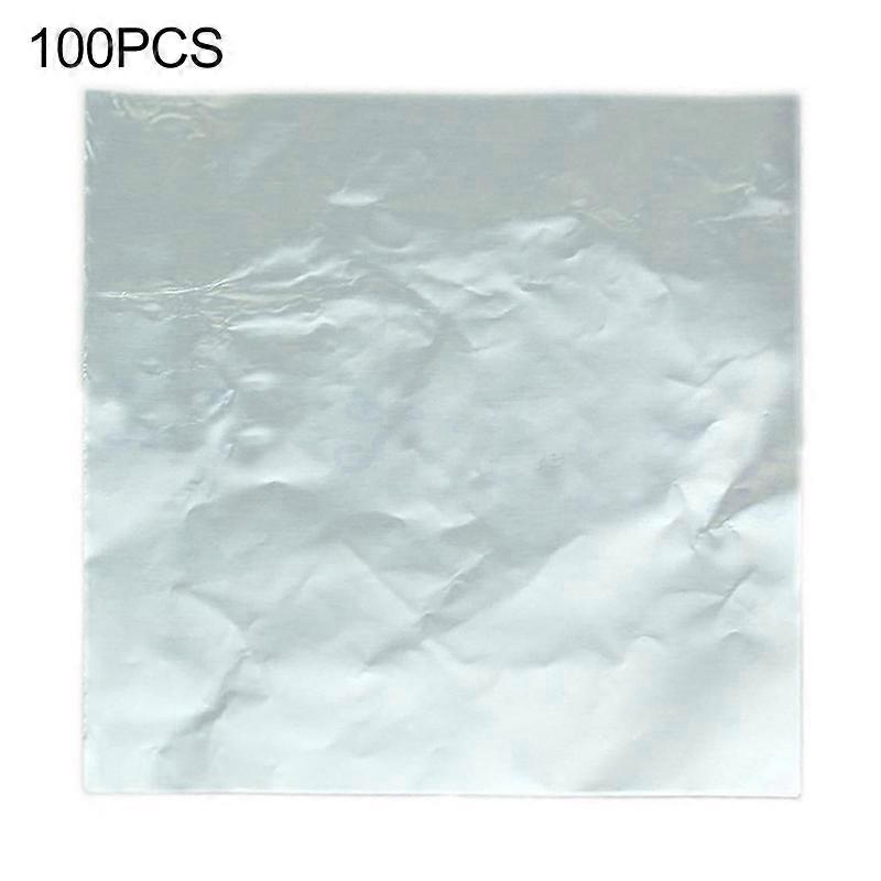 100Pcs Multi-color Aluminum Foil Candy Paper Chocolate Sweets Package Wrappers
