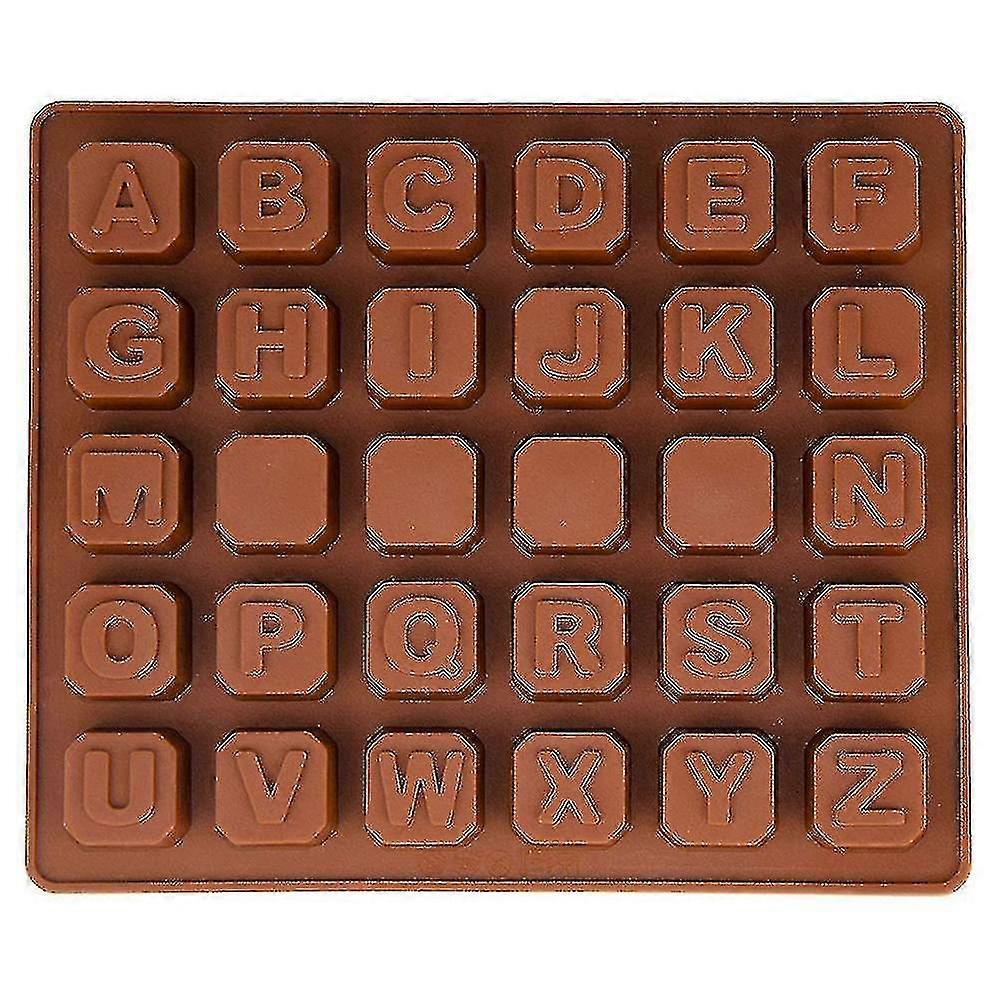 Alphabet Silicone Mold Praline Mold
