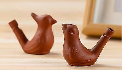 4pcs Bird Water Whistles Pottery Bird Whistles Funny Whistles Kids Whistles Musical Whistles Noisemaker Toys With Lanyards