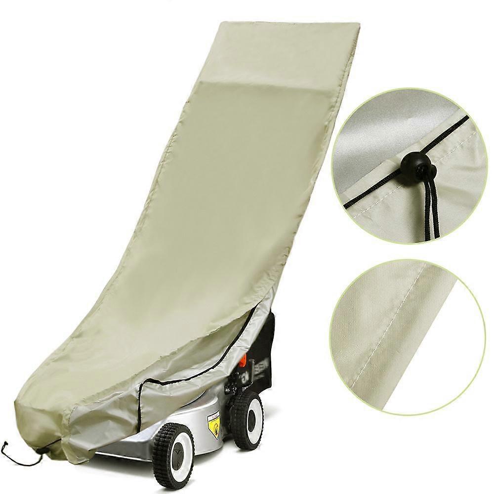 MIMIGO MLawn Mower Cover - Heavy Duty Polyester Oxford Waterproof, UV Protection Universal Fit with Drawstring & Cover Storage Bag 210D Waterproof Sil
