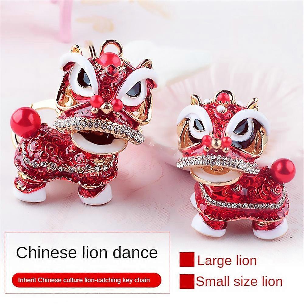 Alliage Lion Pendentif Voiture Porte-clés Mode Sac Pendentif Cadeau Créatif