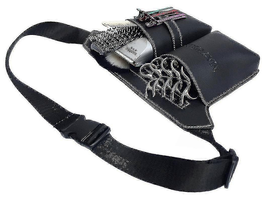تصفيف الشعر حزام الحقيبة، مصفف الشعر حزام حقيبة، أدوات تصفيف الشعر الحافظة، أسود