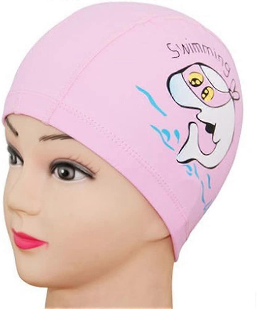 UnisexKids Waterproof Swimming Cap with Ear Protection