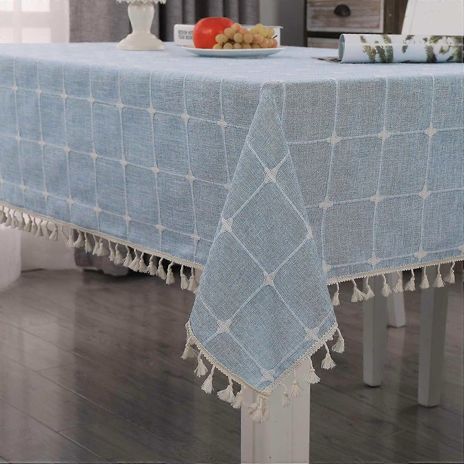 2023 - Rectangular Tablecloth, Washable Tablecloth, 100% Polyester, Suitable For Home Kitchen Decoration