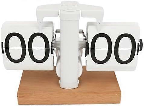 Flip Desk Clock, Auto Flip Digital Clock Retro Flip Clock Vintage Flip Clock med halkfri bas för hem vardagsrum kontor