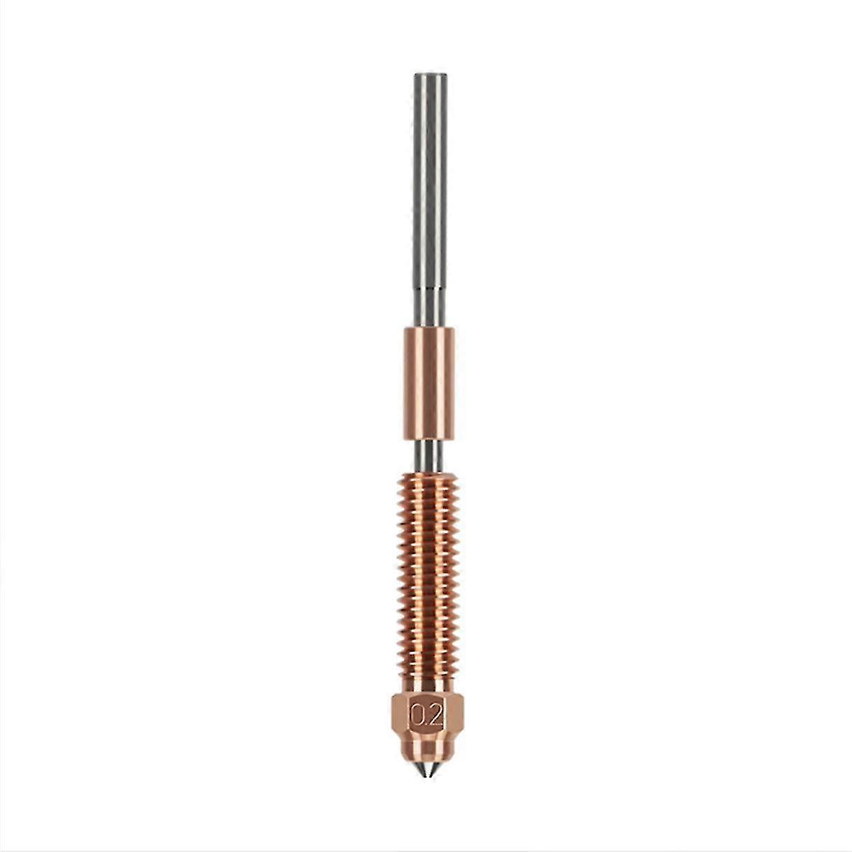 High-flow Printing Upgraded Nozzle K1c Chromium Zirconium Copper Nozzle For K1 Max V3 3d Printer Hot End-0.2mm