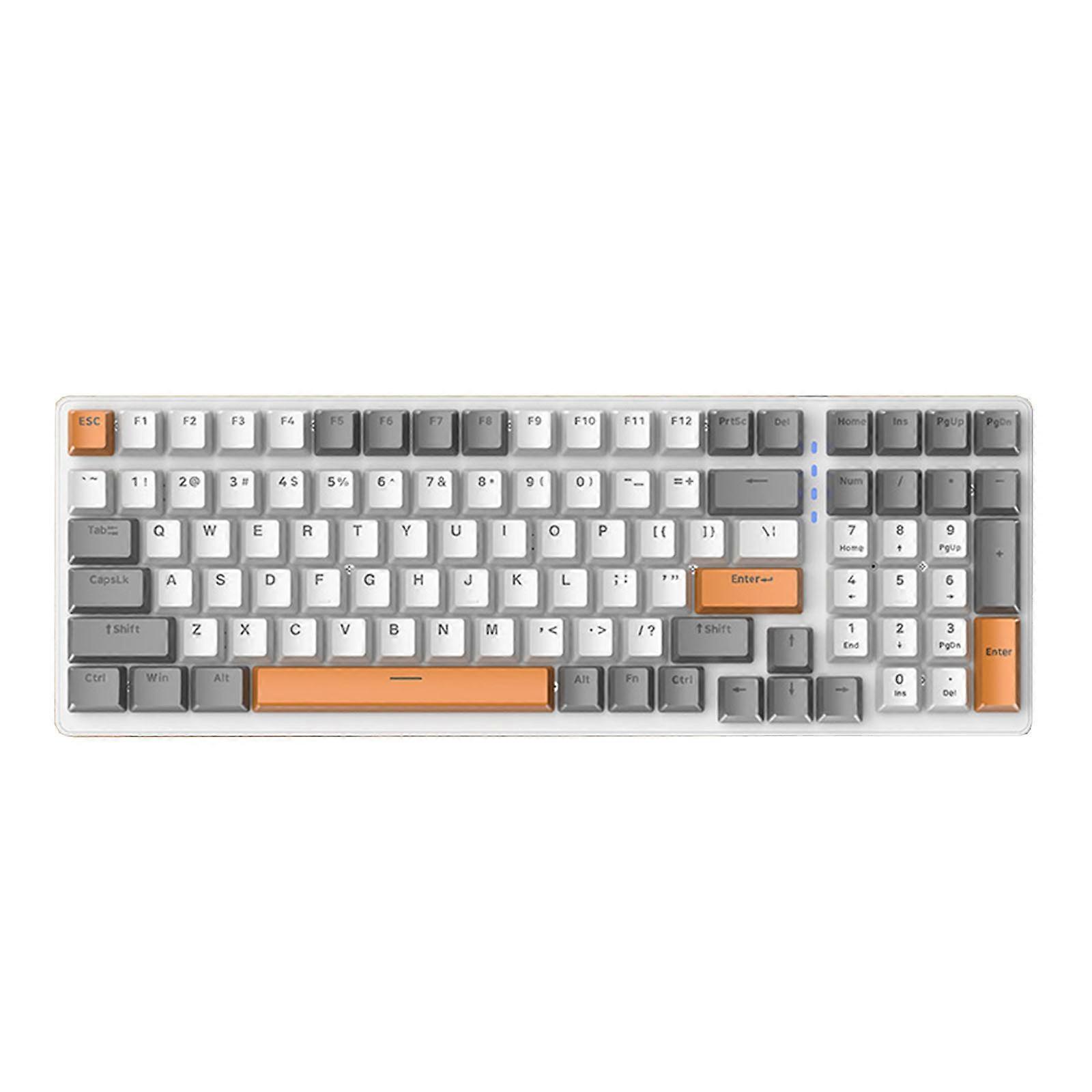 K3 100 Keys Gaming Computer Keyboard Office Supplie Hot-Swap Gaming Keypad