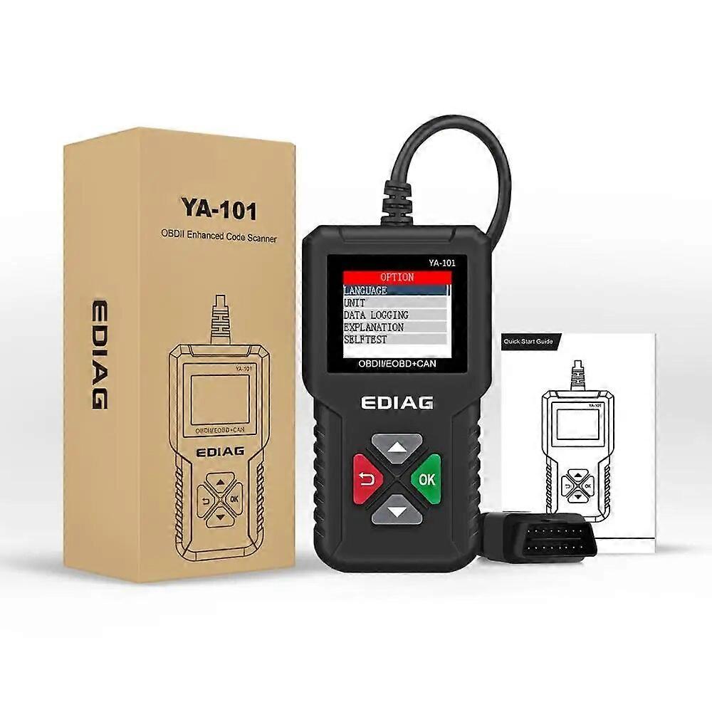 New Automotive Car Diagnostic Tools Ediag YA101 OBD2 Scanner Engine Code Reader Car Diagnostics Tool Multilanguage Free Update