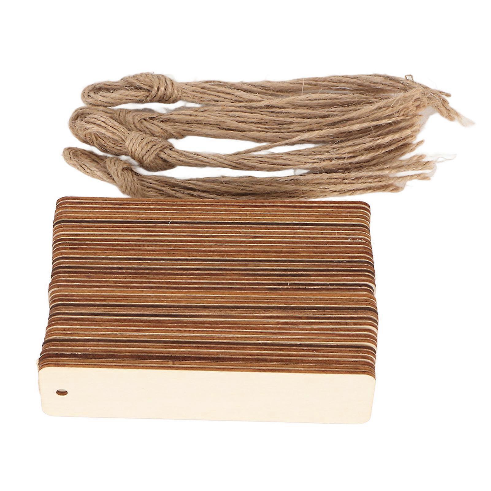 DIYsolidWoodBookmarks72pcs+painted+strings+Craft