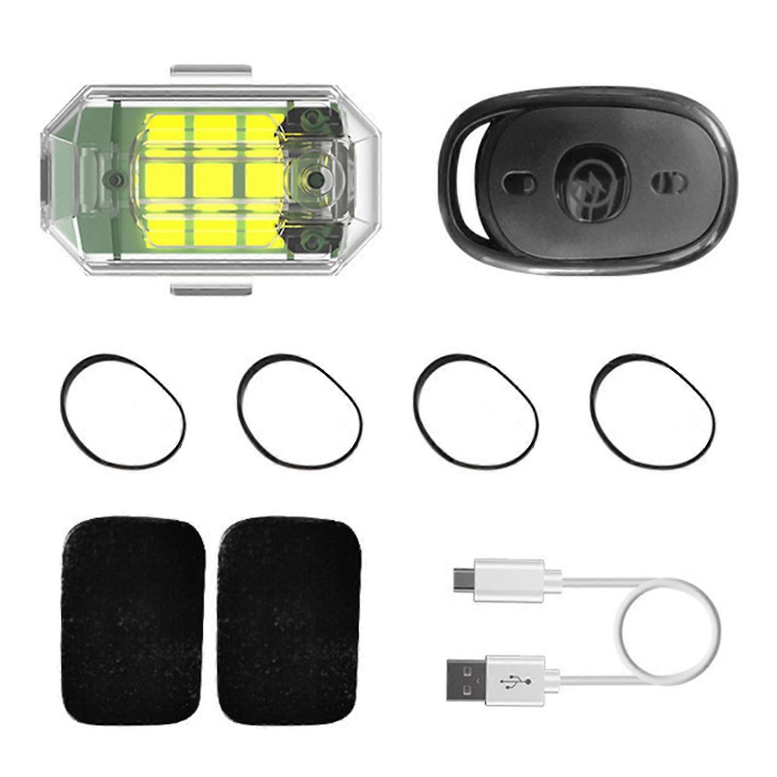 Motorcycle Car Drone High Brightness Bike With Remote Control LED Strobe Light