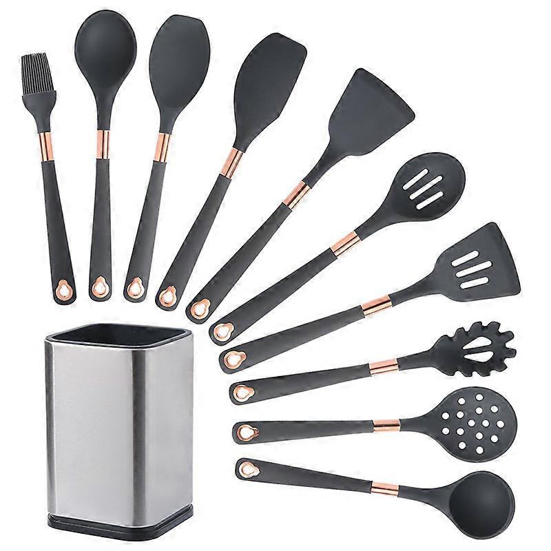 Silicone Kitchenware Set Heat Resistant Cookware Non-Stick Utensils Cooking Gadget