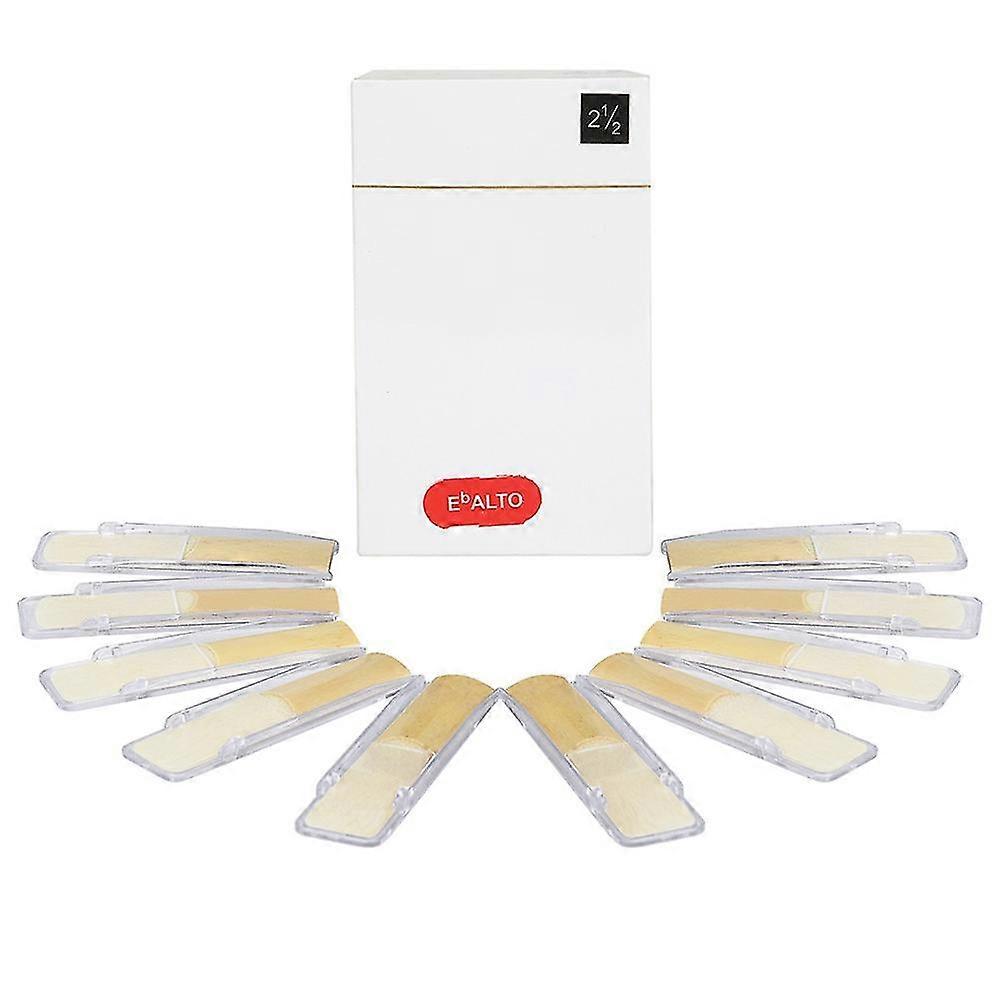 10pcs Saxophone Saxophone Strength 2.5 Sax Instrument Reed Saxophone ,alto