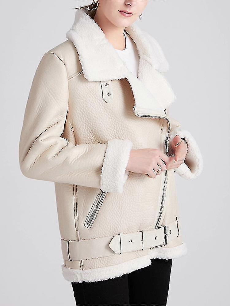 Manteau D’Hiver Femme En Vraie Fourrure – MONTON – Peau De Mouton – Couleurs Gris, Marron, Noir – Neuf Sans étiquette