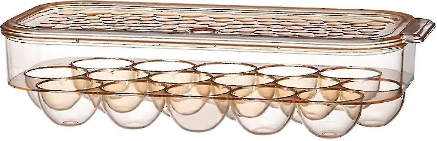 Egg Holder For Refrigerator,stackable Translucent Egg Tray
