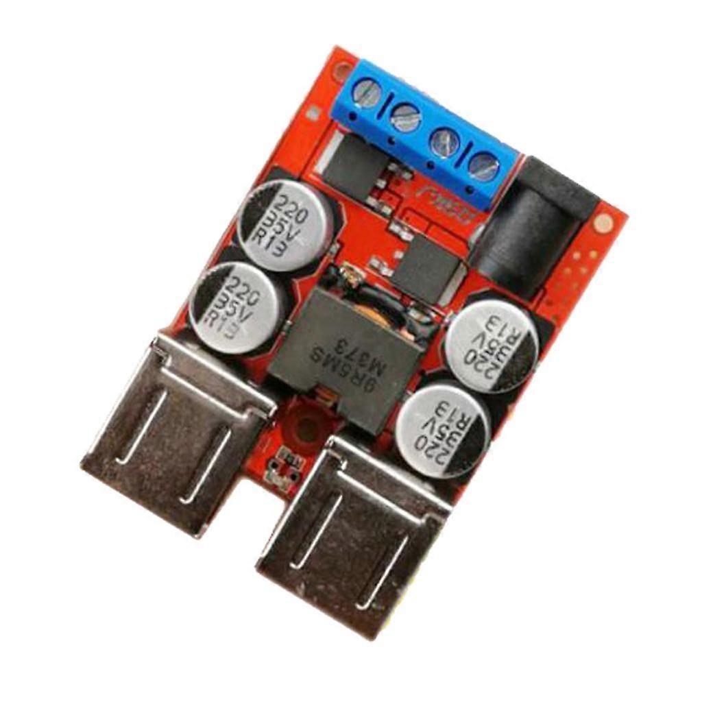 DC8V-35V To-5V 8A Power Step Down Module 4-Port USB Output Car Charger