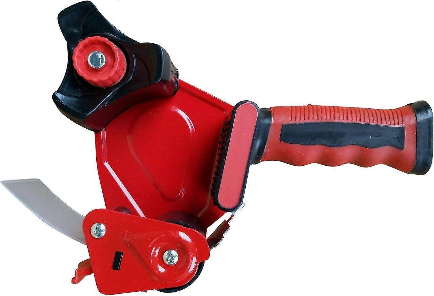 Red adhesive tape dispenser