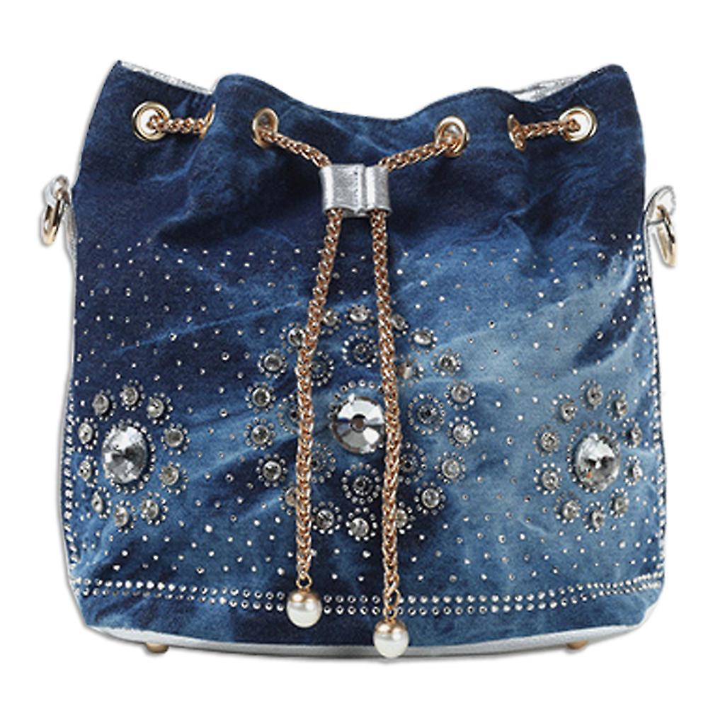 Beautiful Denim Messenger Shoulder Bag