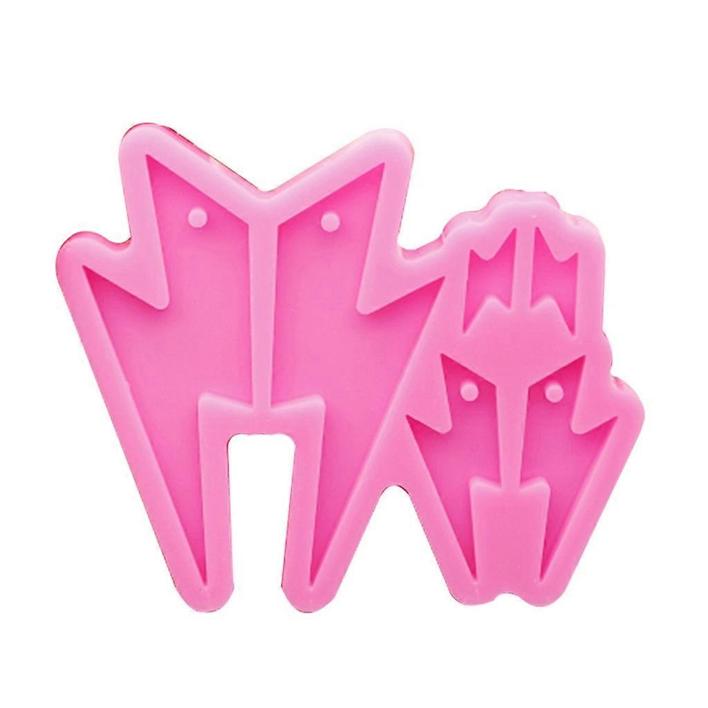 DIY Epoxy Lightning Shape Jewelry Making Casting Moulds Jewelry Make Tool